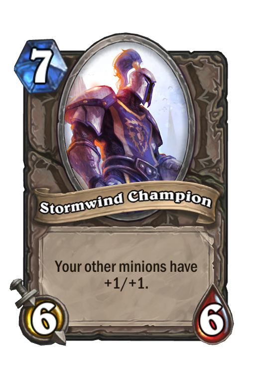 Stormwind Champion Hearthstone kártya