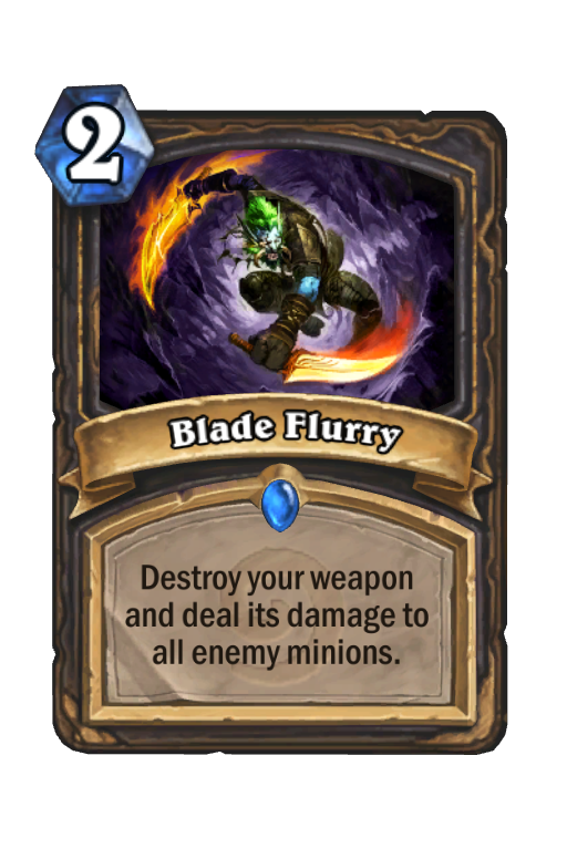 Blade Flurry Hearthstone kártya