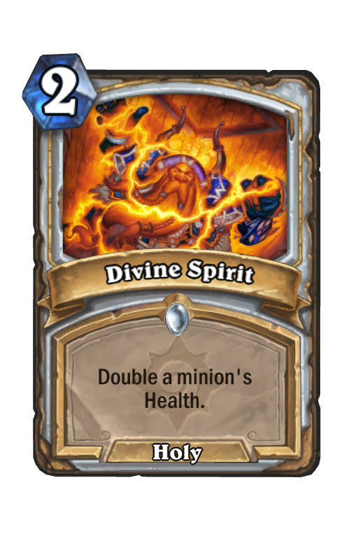 Divine Spirit Hearthstone kártya
