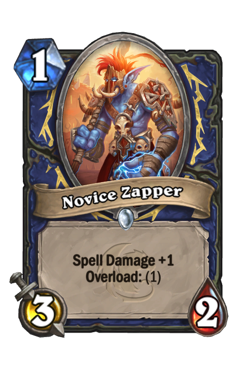 Novice Zapper Hearthstone kártya