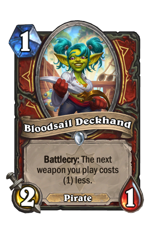 Bloodsail Deckhand Hearthstone kártya