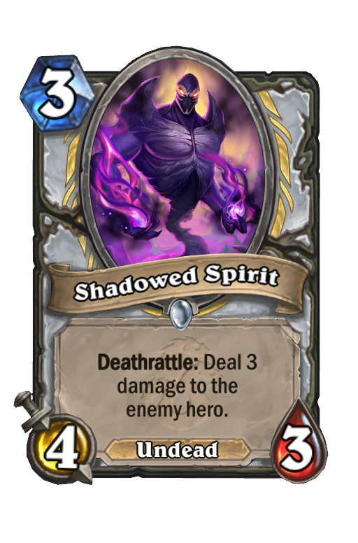 Shadowed Spirit Hearthstone kártya
