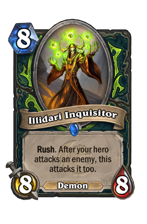 Illidari Inquisitor Hearthstone kártya