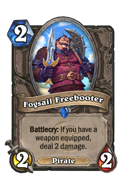 Fogsail Freebooter Hearthstone kártya