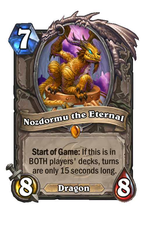 Nozdormu the Eternal Hearthstone kártya