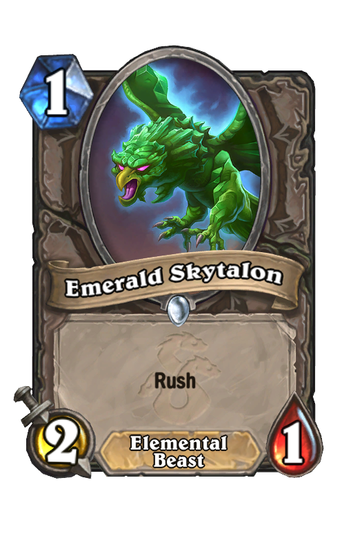 Emerald Skytalon Hearthstone kártya