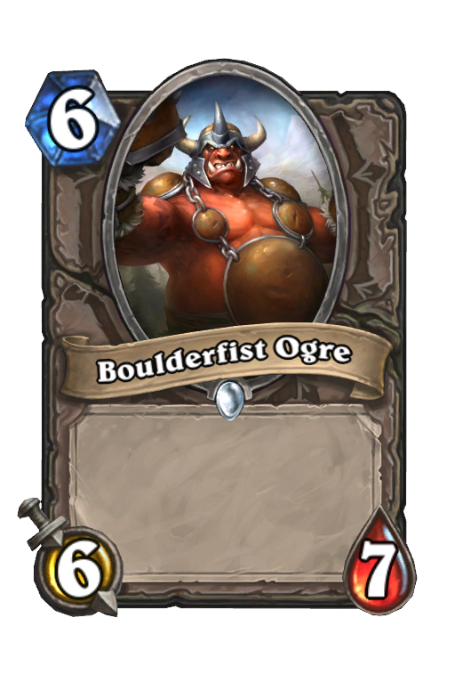 Boulderfist Ogre Hearthstone kártya