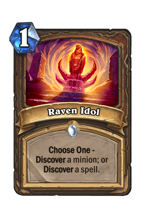 Raven Idol Hearthstone kártya