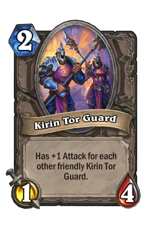 Kirin Tor Guard Hearthstone kártya