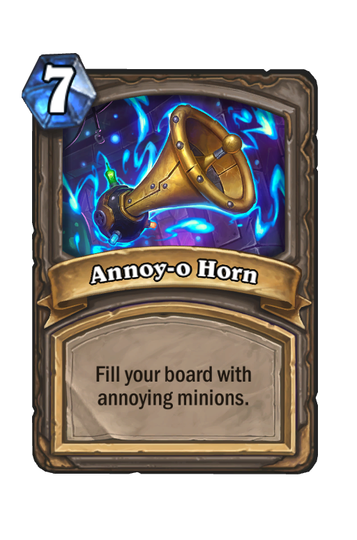 Annoy-o Horn Hearthstone kártya