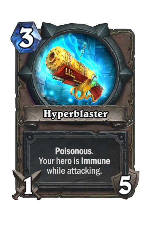 Hyperblaster Hearthstone kártya