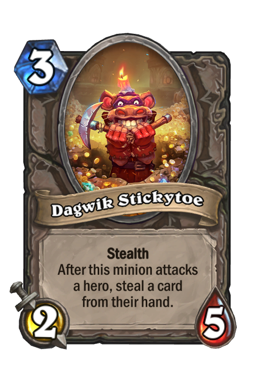 Dagwik Stickytoe Hearthstone kártya