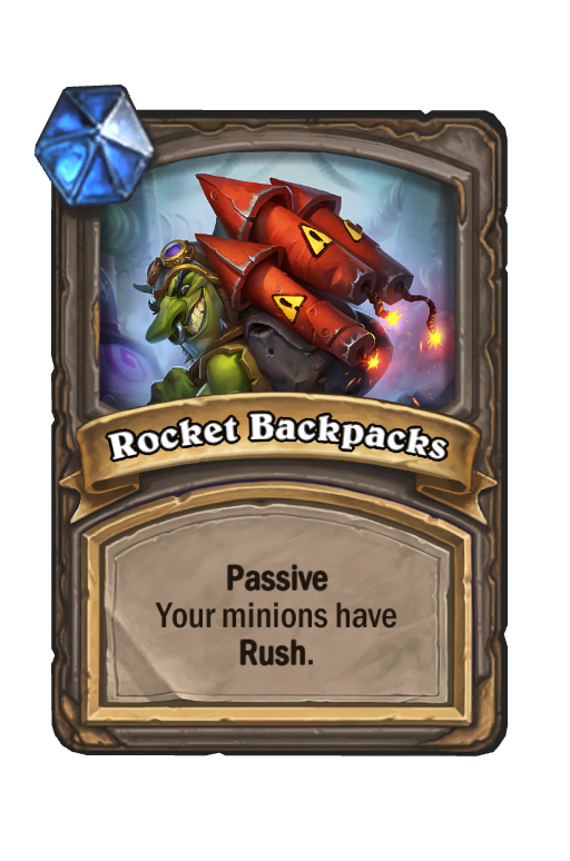 Rocket Backpacks Hearthstone kártya