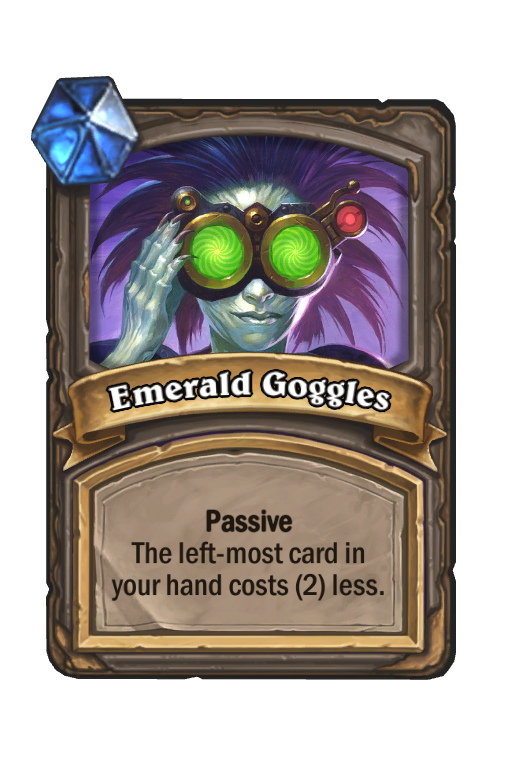 Emerald Goggles Hearthstone kártya
