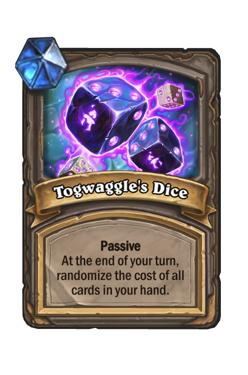 Togwaggle's Dice Hearthstone kártya
