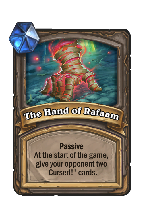 The Hand of Rafaam Hearthstone kártya