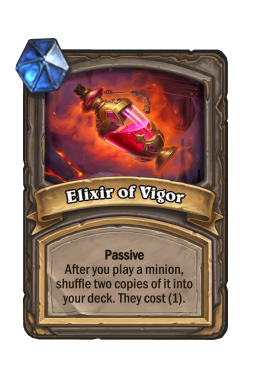 Elixir of Vigor Hearthstone kártya