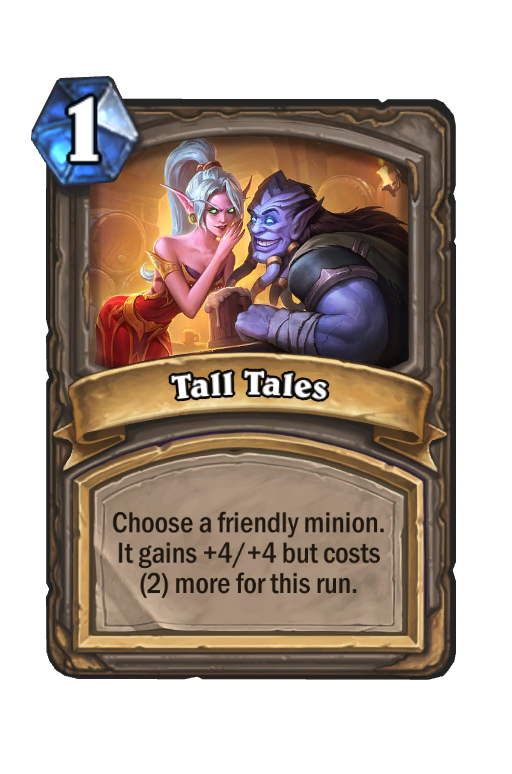 Tall Tales Hearthstone kártya