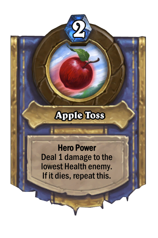 Apple Toss Hearthstone kártya