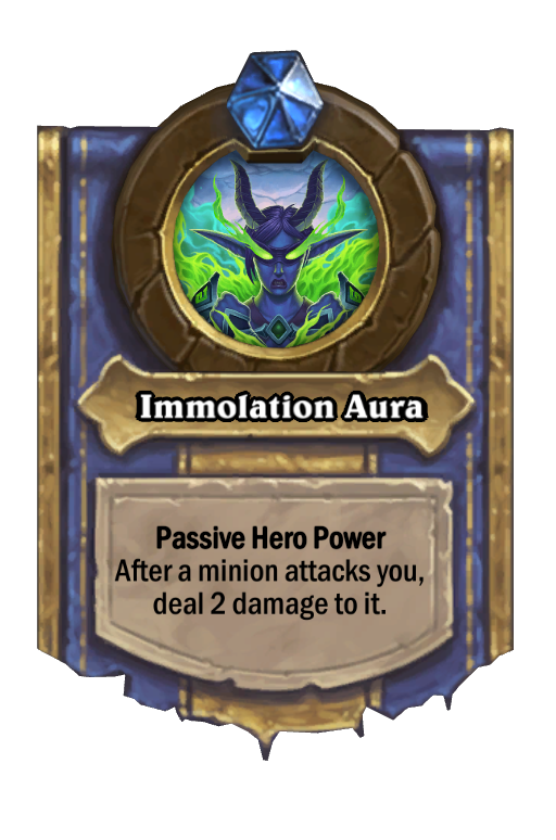Immolation Aura Hearthstone kártya