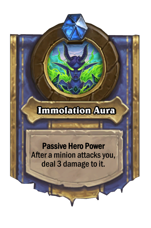 Immolation Aura Hearthstone kártya