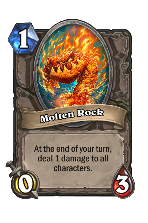 Molten Rock Hearthstone kártya