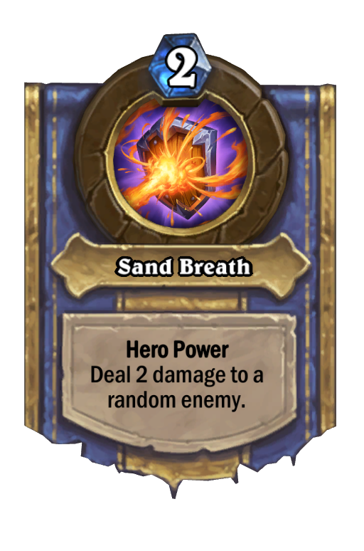 Sand Breath Hearthstone kártya