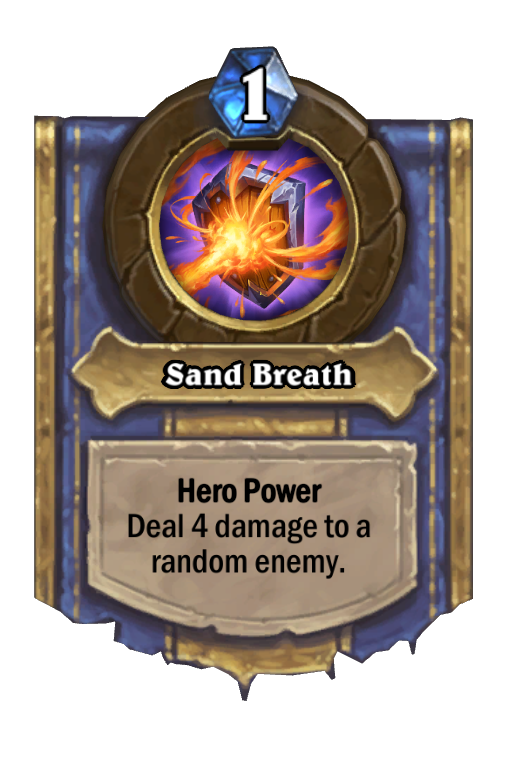 Sand Breath Hearthstone kártya