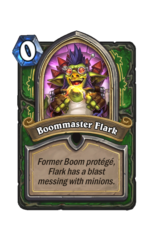 Boommaster Flark Hearthstone kártya