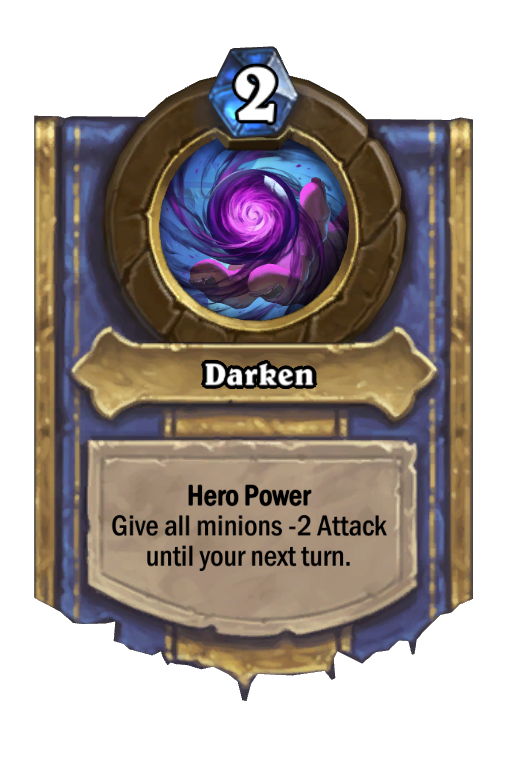 Darken Hearthstone kártya