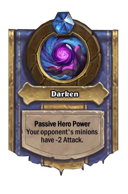 Darken Hearthstone kártya