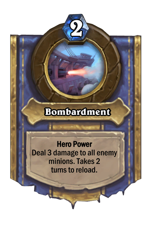 Bombardment Hearthstone kártya