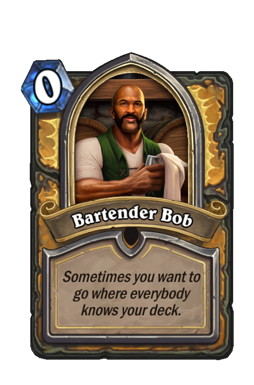 Bartender Bob Hearthstone kártya