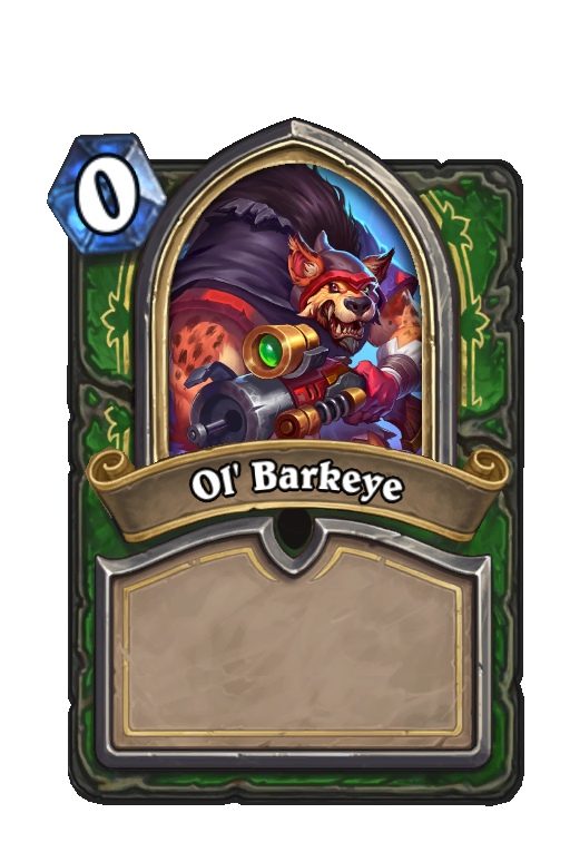 Ol' Barkeye Hearthstone kártya