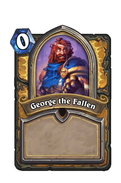 George the Fallen Hearthstone kártya