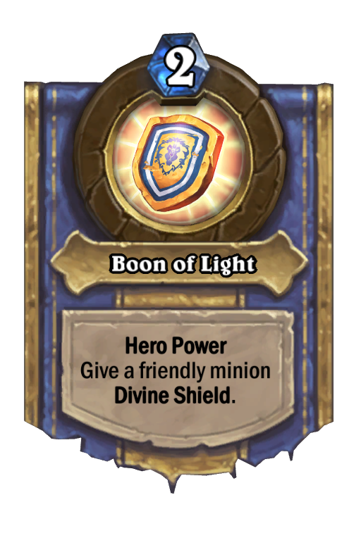 Boon of Light Hearthstone kártya