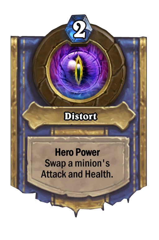 Distort Hearthstone kártya