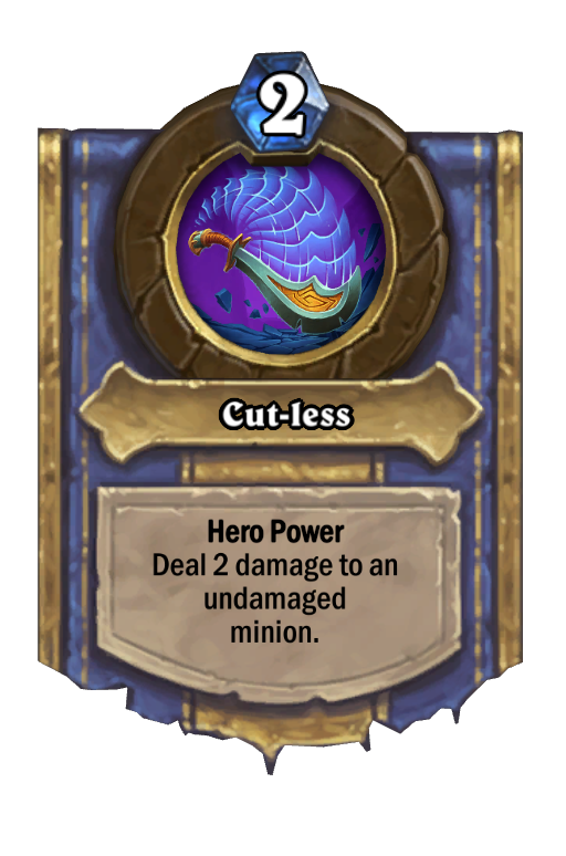 Cut-less Hearthstone kártya