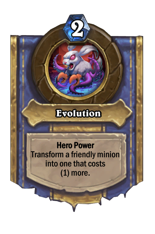 Evolution Hearthstone kártya
