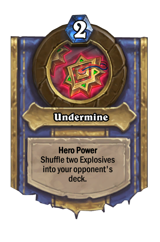 Undermine Hearthstone kártya