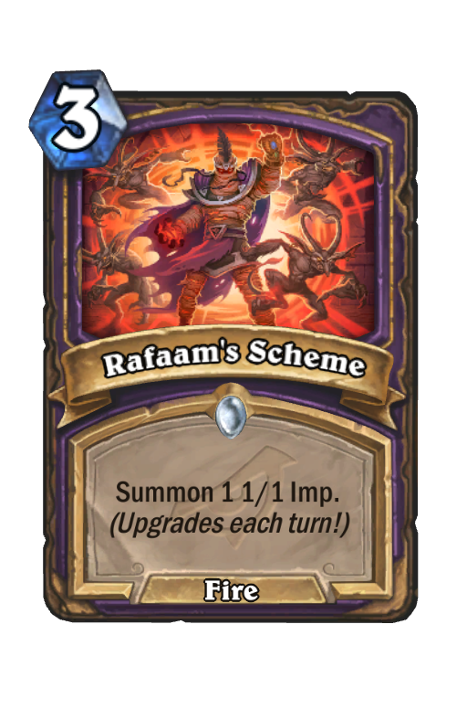 Rafaam's Scheme Hearthstone kártya