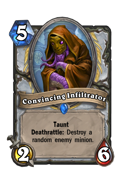 Convincing Infiltrator Hearthstone kártya
