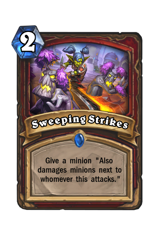 Sweeping Strikes Hearthstone kártya