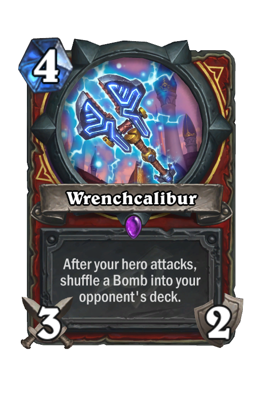 Wrenchcalibur Hearthstone kártya