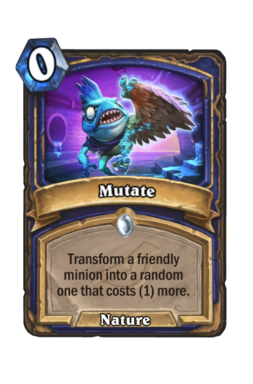 Mutate Hearthstone kártya