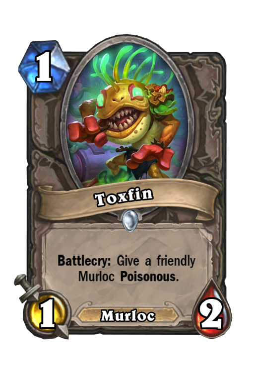 Toxfin Hearthstone kártya