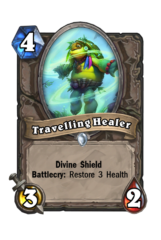 Travelling Healer Hearthstone kártya