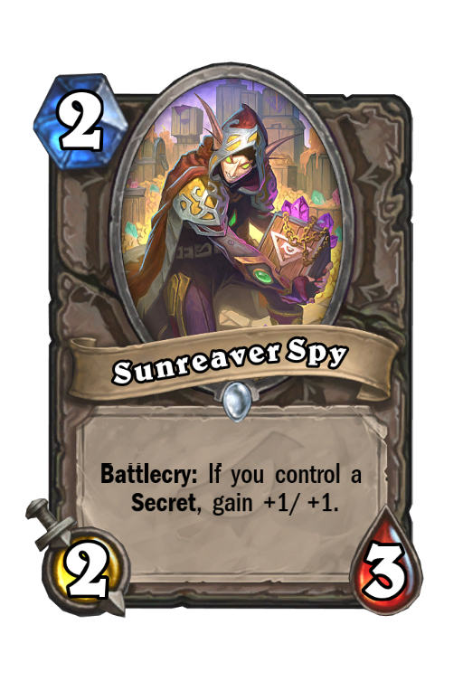 Sunreaver Spy Hearthstone kártya