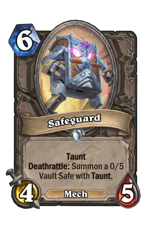 Safeguard Hearthstone kártya