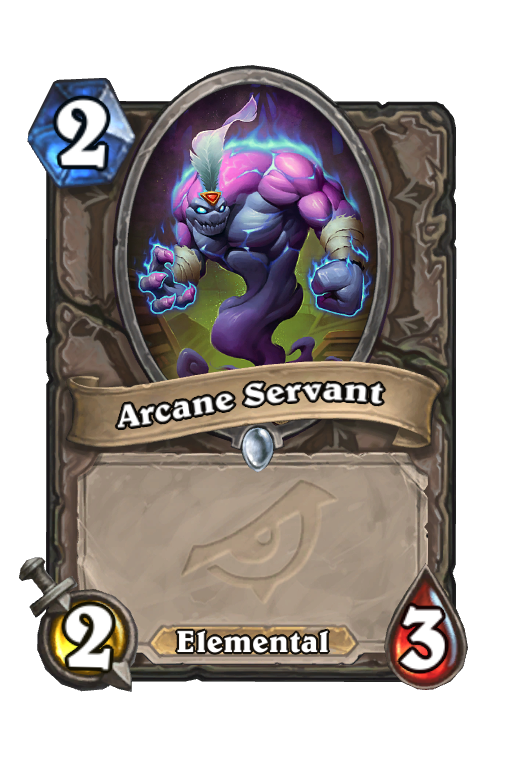 Arcane Servant Hearthstone kártya
